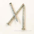 Flat Head Checkered Smooth Shank Twist Nail